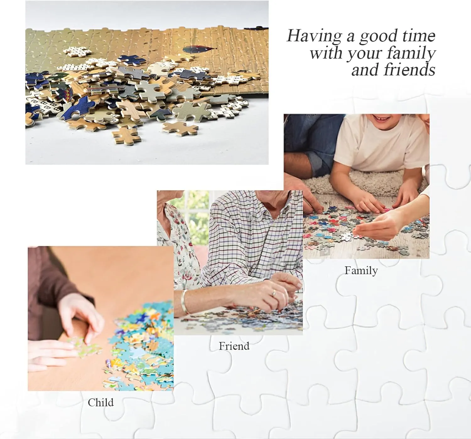 Kigai Christmas Gnome Puzzles for Adults 500 Pieces, Adults and Kids Ntellectual Decompression Jigsaw Game for Christmas Holiday Toy Birthday Gift