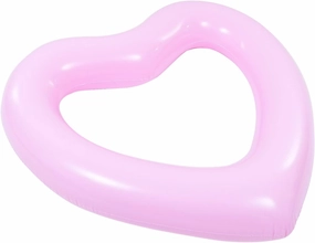Kisangel Love Swimming Ring Inflatables for Swimming Pools Pool Floats Small Pool Float Outdoor Fun Pool Floating