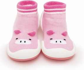 Komuello Animal Toddler Shoes, Breathable, Washable, Non-Slip, Secure Fit, Cotton Socks with Air Pocket Cushion for Indoor and Outdoor Use, Unisex Toddler Shoes for Boys and Girls