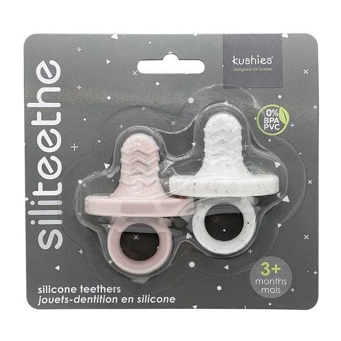 Kushies Siliteethe Teethers - 2 Pack