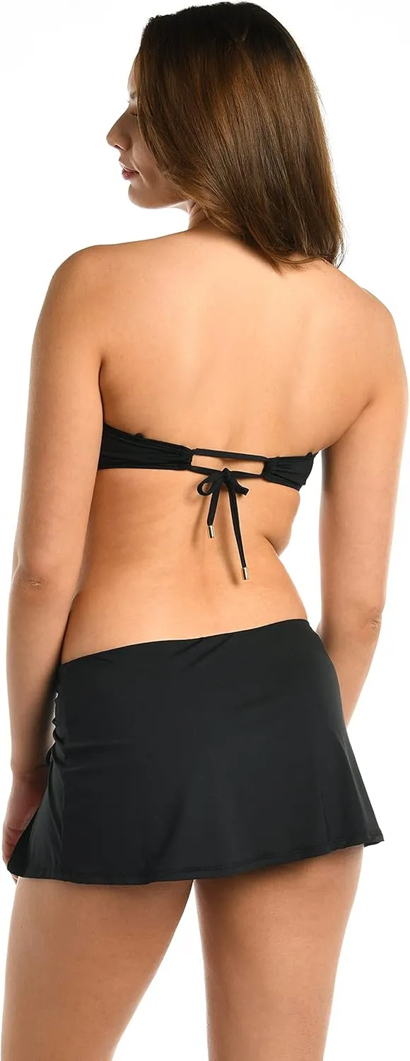 La Blanca Women's Standard Island Goddess Bandeau Bikini Swimsuit Top