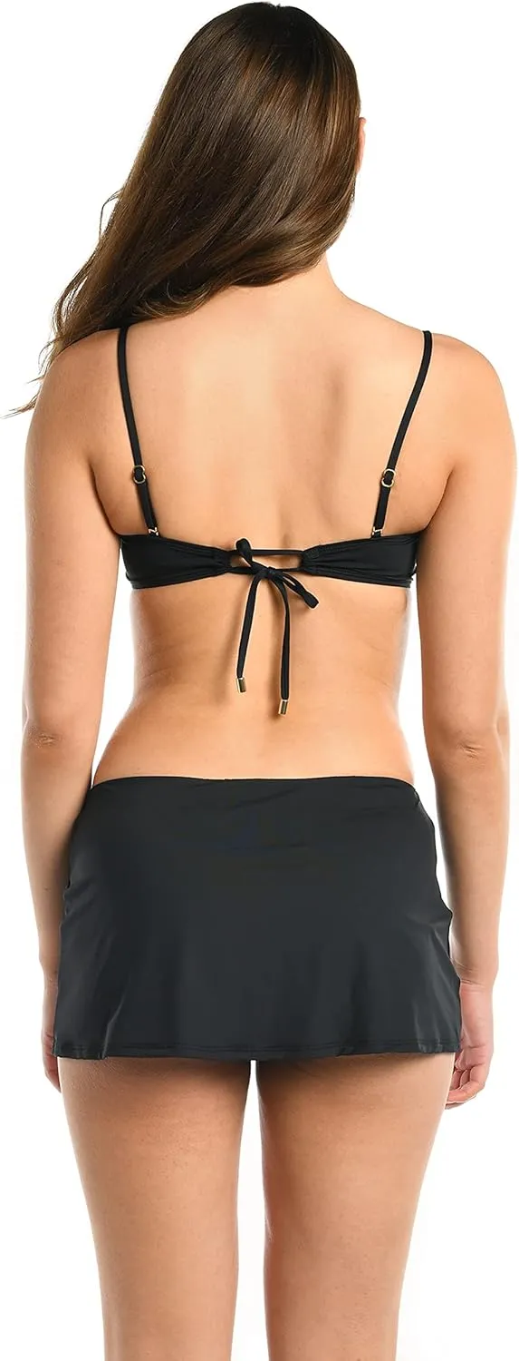 La Blanca Women's Standard Island Goddess Bandeau Bikini Swimsuit Top