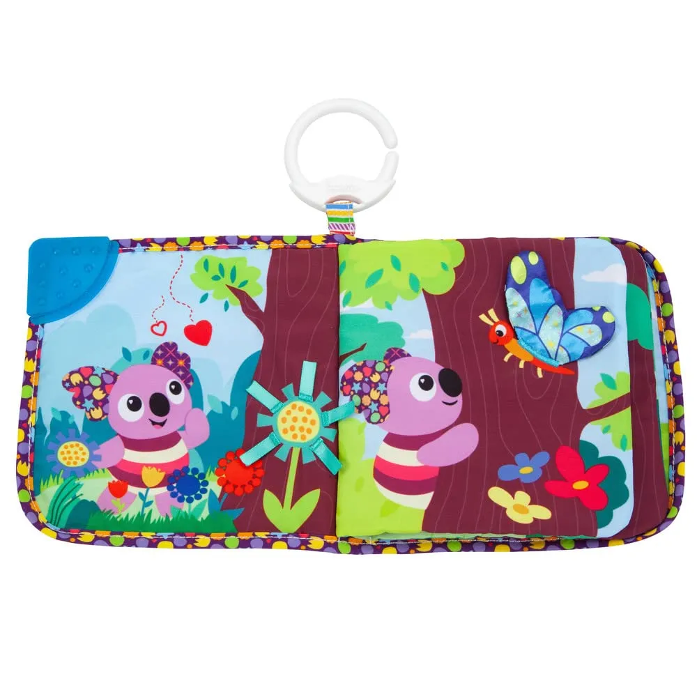 Lamaze Walla Walla the Koala Storytime, Clip on Pram and Pushchair Newborn Baby Toy, Clip and Go Toy, Sensory Toy for Babies with Colours and Sounds, Development Toy for Boys and Girls Aged 0 Months  