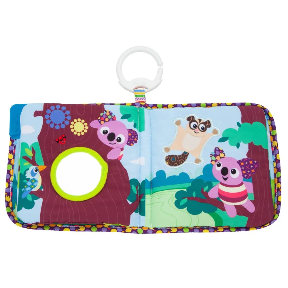 Lamaze Walla Walla the Koala Storytime, Clip on Pram and Pushchair Newborn Baby Toy, Clip and Go Toy, Sensory Toy for Babies with Colours and Sounds, Development Toy for Boys and Girls Aged 0 Months  