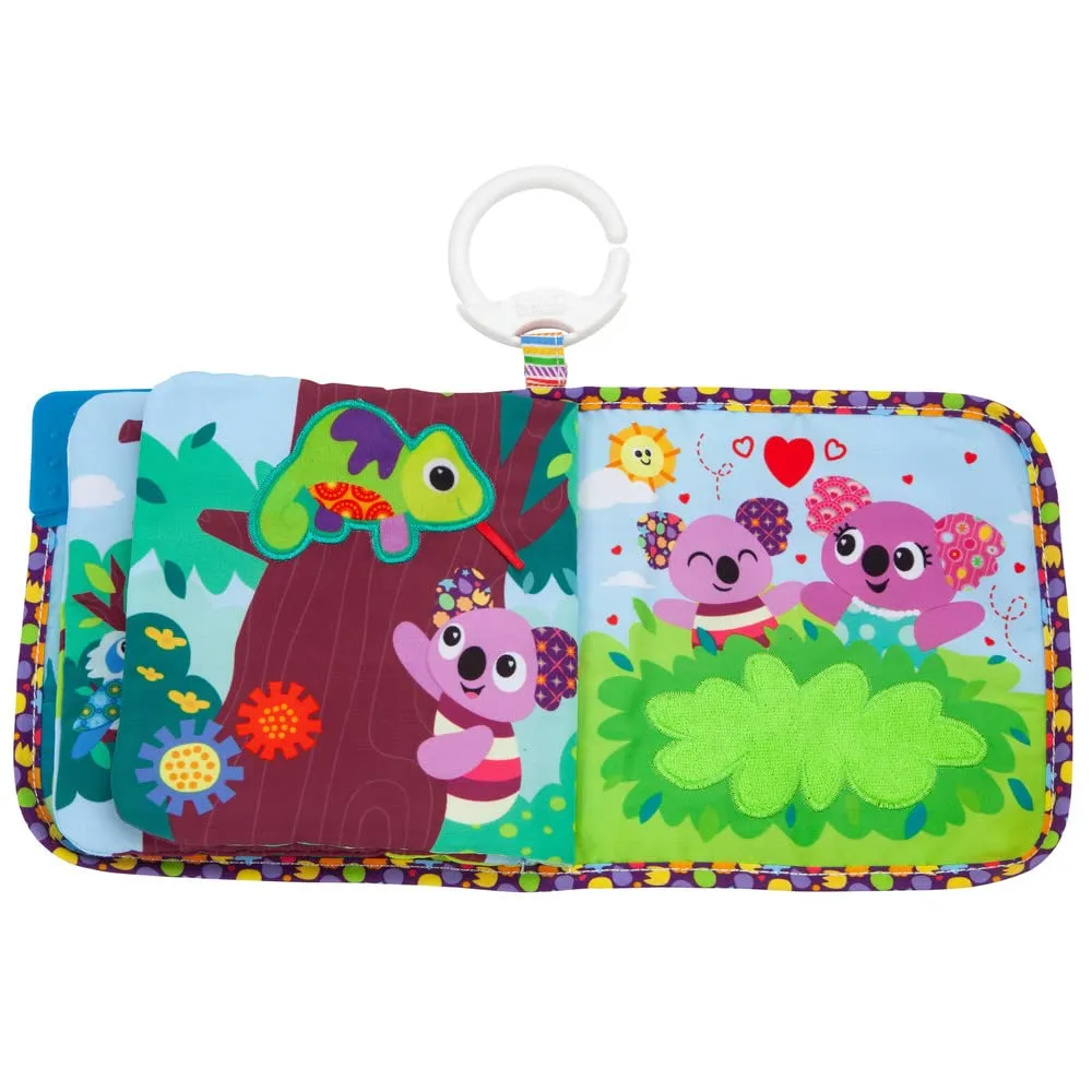 Lamaze Walla Walla the Koala Storytime, Clip on Pram and Pushchair Newborn Baby Toy, Clip and Go Toy, Sensory Toy for Babies with Colours and Sounds, Development Toy for Boys and Girls Aged 0 Months  