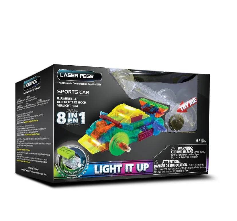 Laser Pegs - 8 in 1 Sports Car