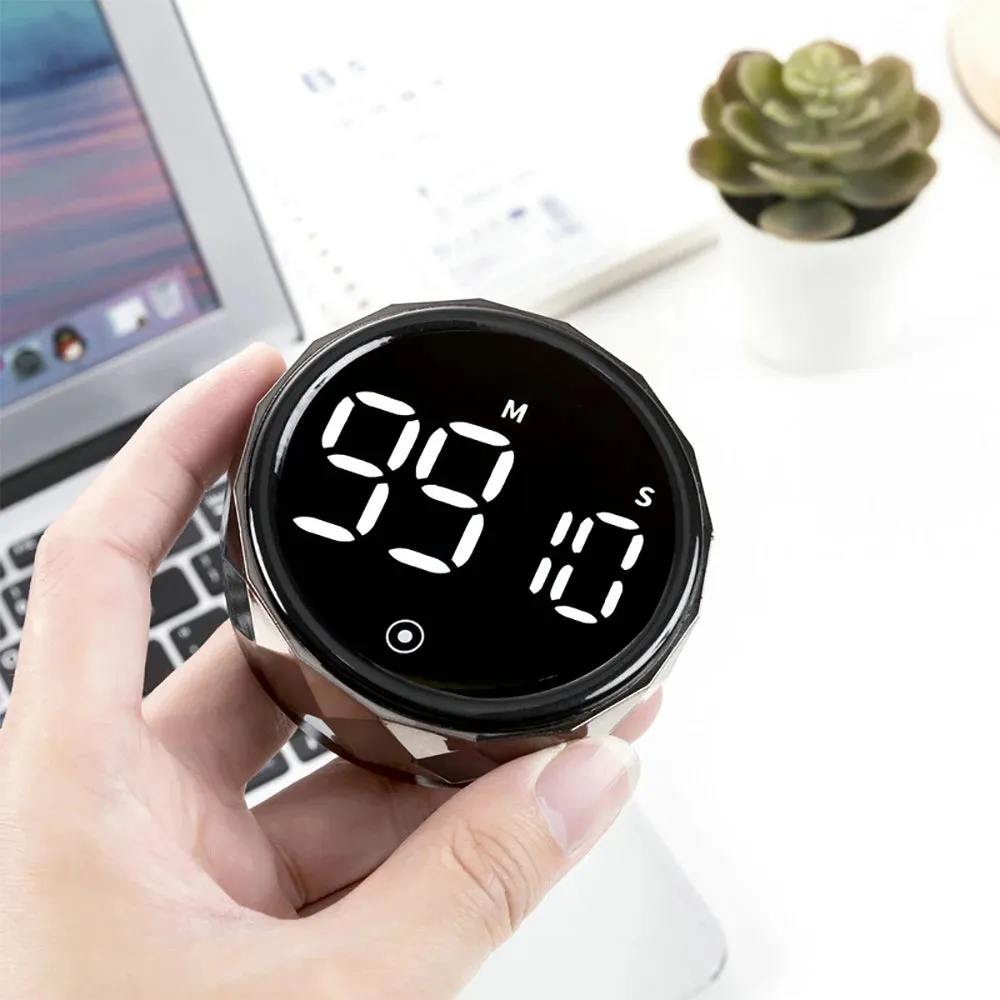 LED Digital Timer with Magnetic Suction