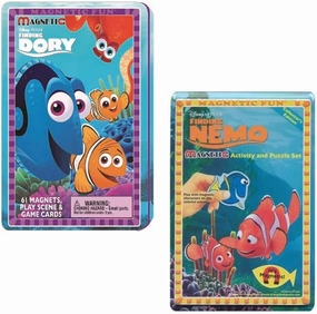 Lee Publishings Ultimate Disney Pixar's Finding Nemo and Finding Dory Magnetic Fun Activity and Puzzle Tin Set for Kids
