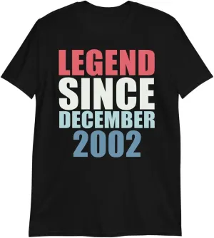 Legend Since December 2002 20th Birthday T-Shirt