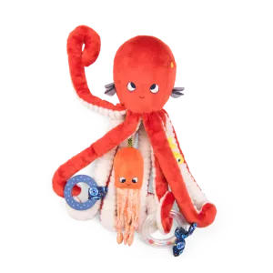 Les Aventures De Paulie - Large Activity Octopus  - لعب الاطفال الطرية