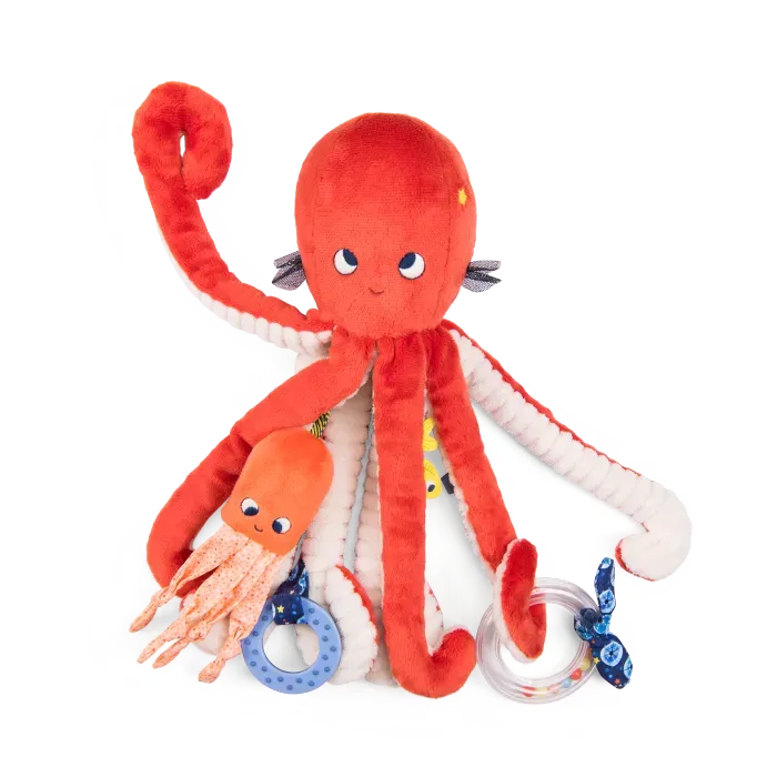 Les Aventures De Paulie - Large Activity Octopus  - لعب الاطفال الطرية