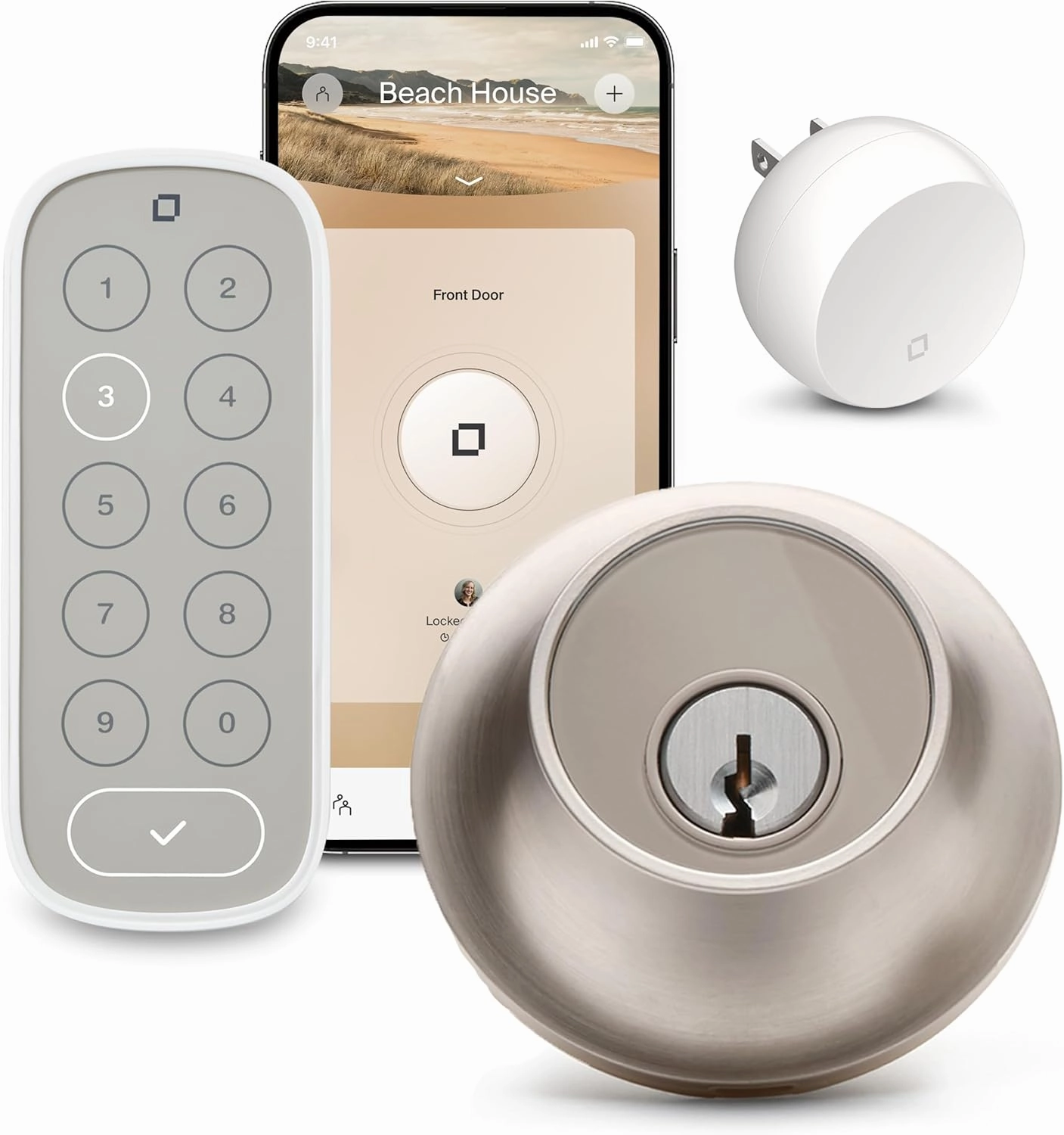 Level Lock (Wi-Fi) Smart Lock with Keypad (Satin Nickel) – No Longer Available for Sale
