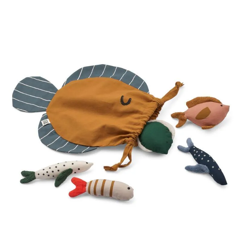 Liewood Jeu de pêche Delmor Golden Caramel Multi Mix