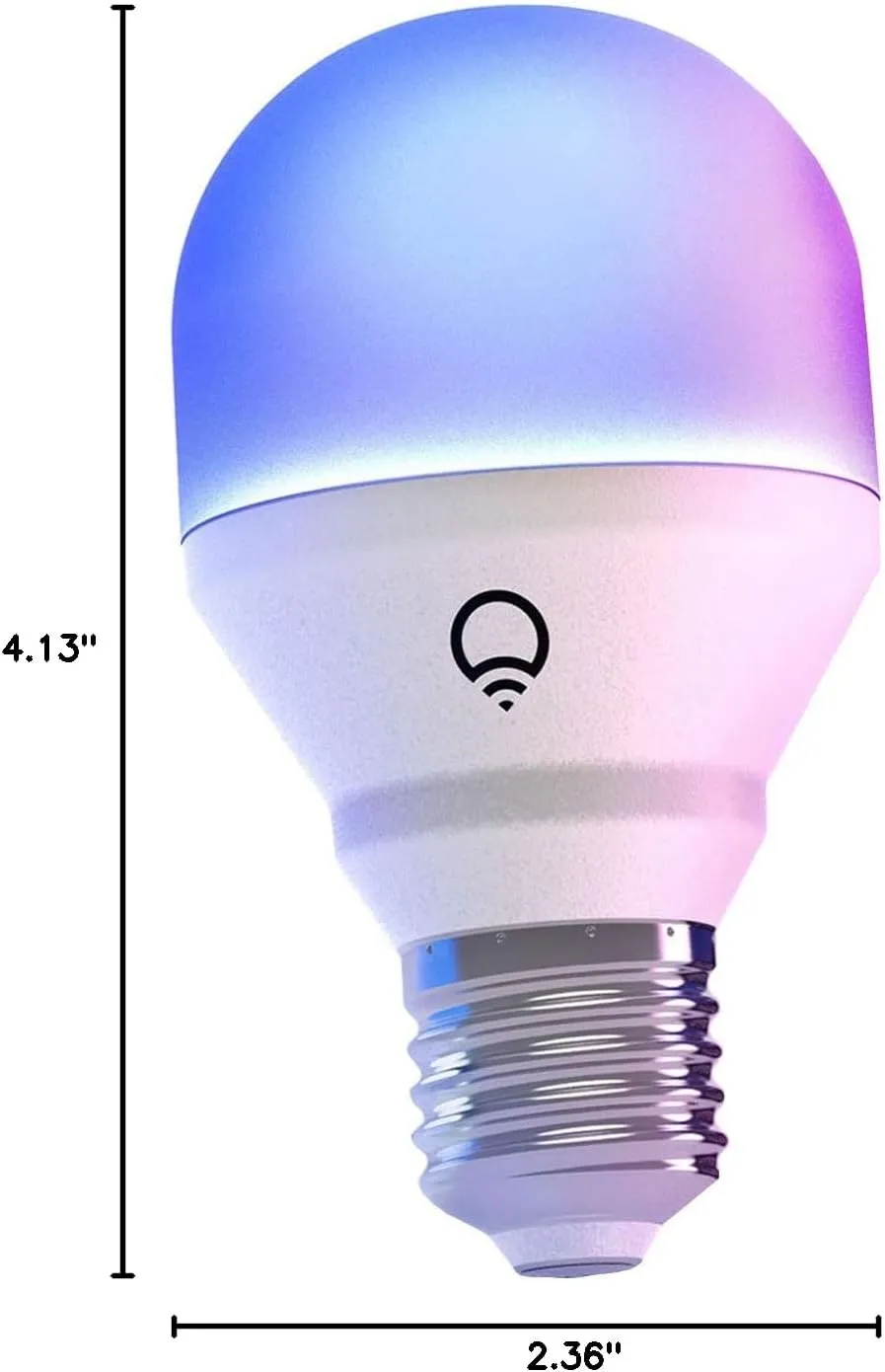 LIFX Color A19 800 lumens, Billions of Colors and Whites, Wi-Fi Smart LED Light Bulb, No Bridge Required, Works with Alexa, Hey Google, HomeKit and Siri (2-Pack)