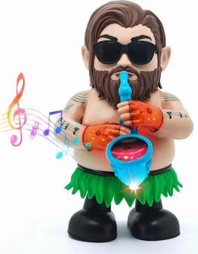 Light Up Dancing Singing Baby Sensory Toys with LED Lights & Music Sounds, Funny Electric Musical Saxophone Player Man, Birthday for Toddlers Boys Girls Kids