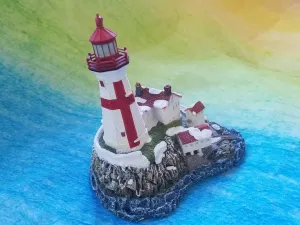 Lighthouse Christmas 1999 - East Quoddy Light #708 - Canada - Harbour Lights