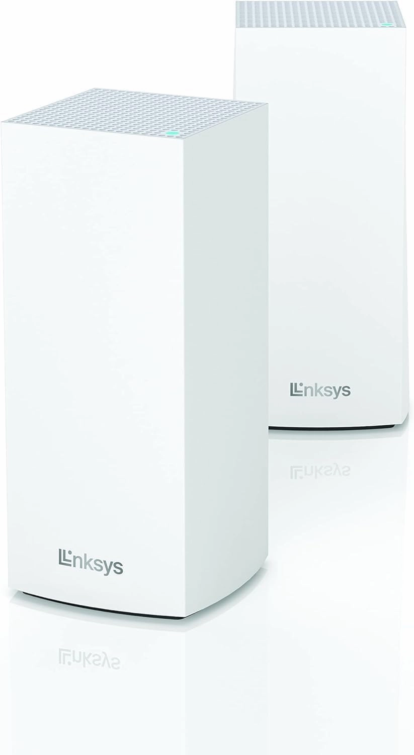 Linksys MX8400 Mesh WiFi 6 Tri-Band System | Connect 80  Devices | 5,400 Sq Ft Coverage | 2 Pack