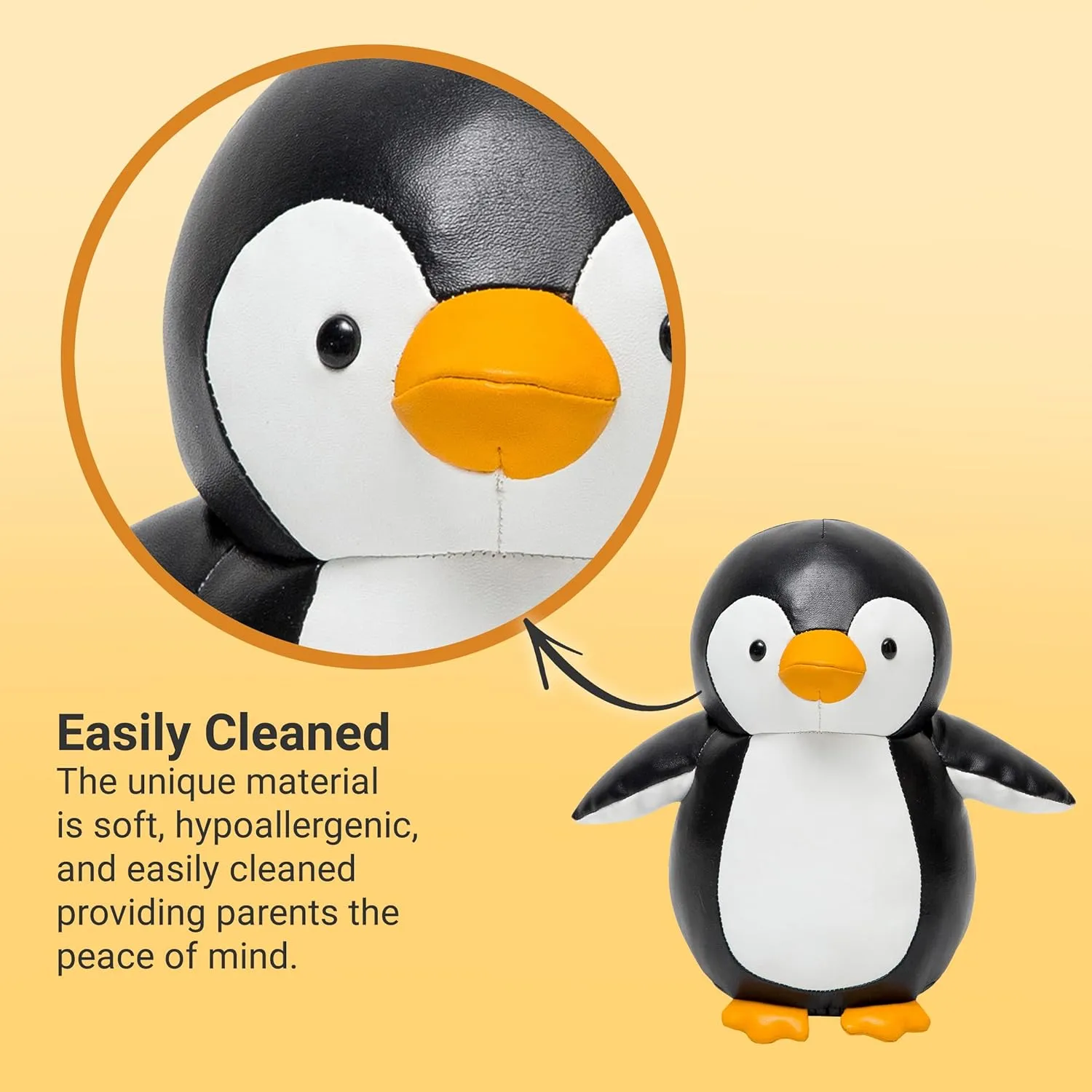 Little Big Friends Musical Friends | Pull String Cord Musical Toy for Baby | Special Stuffed Animal | Easy to Clean | Martin The Penguin