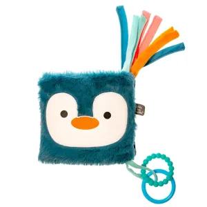 Little Big Friends Soft Activity Book 2 in 1 | Multipurpose Developmental Toy | Easily Attaches to Crib | Teething Ring | Ocean