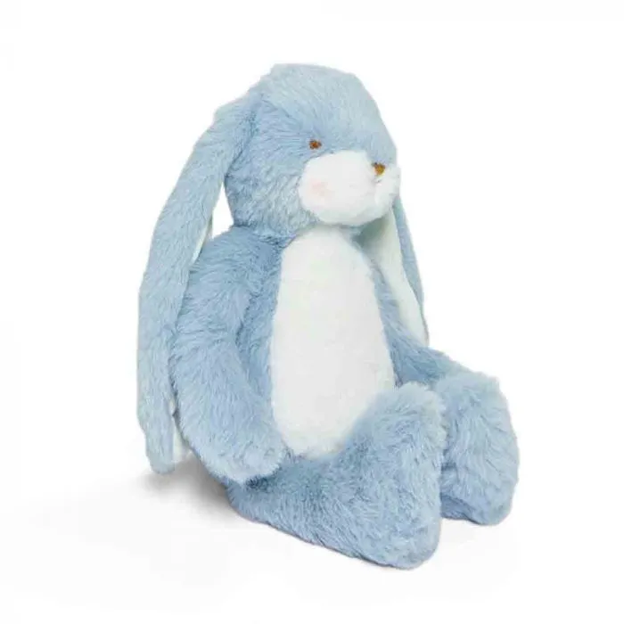 Little Floppy Bunny Soft Toy - Blue