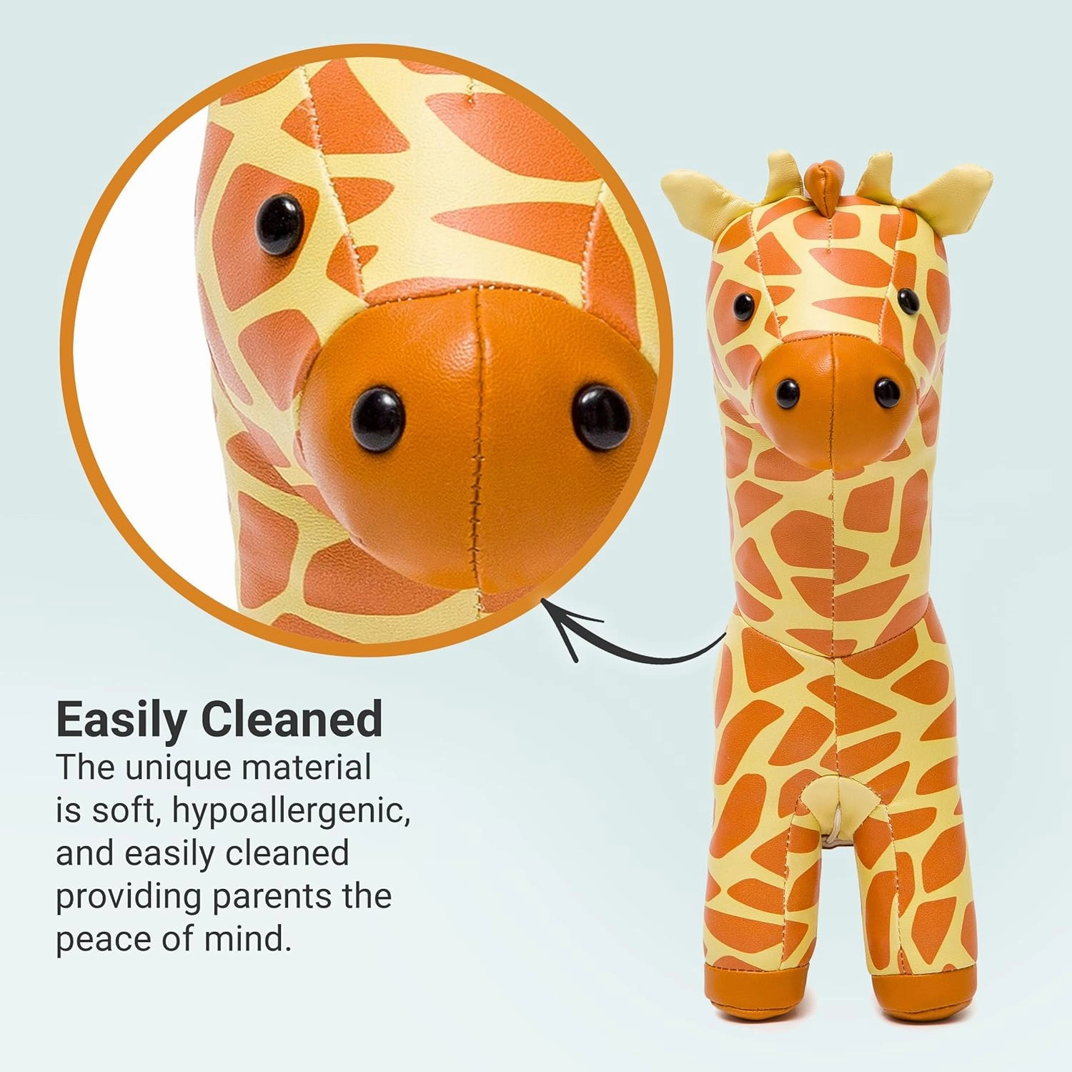 Little Big Friends Musical Friends | Pull String Cord Musical Toy for Baby | Special Stuffed Animal | Easy to Clean | Gina The Giraffe