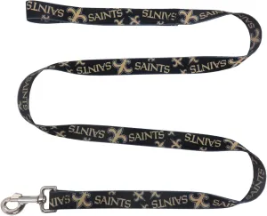 Littlearth NFL New Orleans Saints Pet Lead, Team Color, INCH