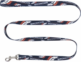 Littlearth NFL Denver Broncos Pet Lead, Team Color, 3Q