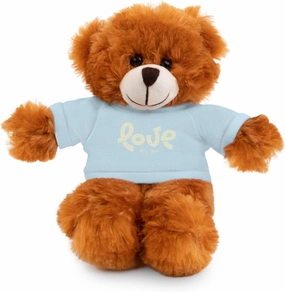 Love Bunny Plushies, Smile Every time Stuffed Animals Shirt, Suitable for Soft Valentine's Day Plush Bear Toy