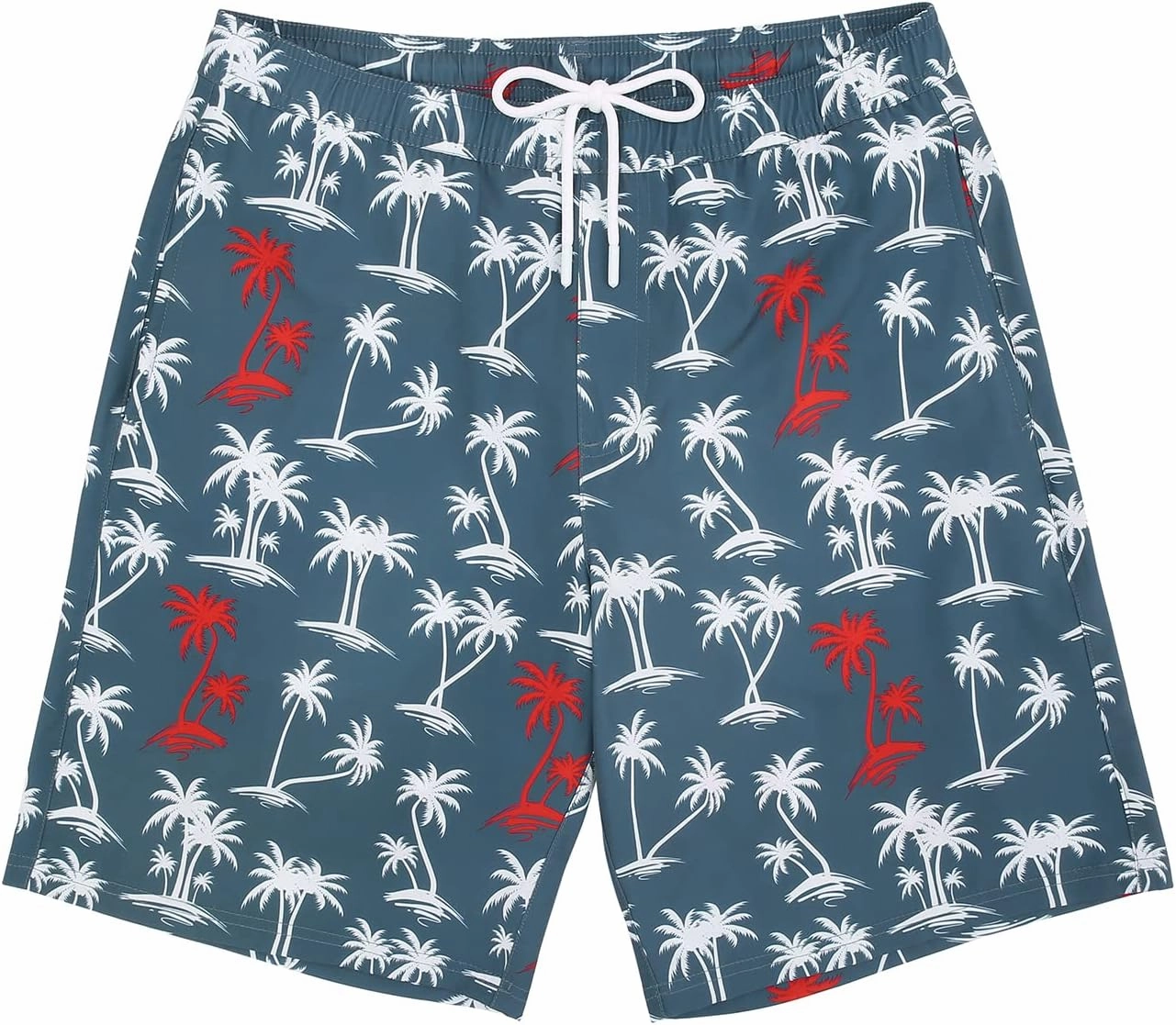 LRD Men's Swim Trunks with Compression Liner 9 Inch Inseam Quick Dry Board Short