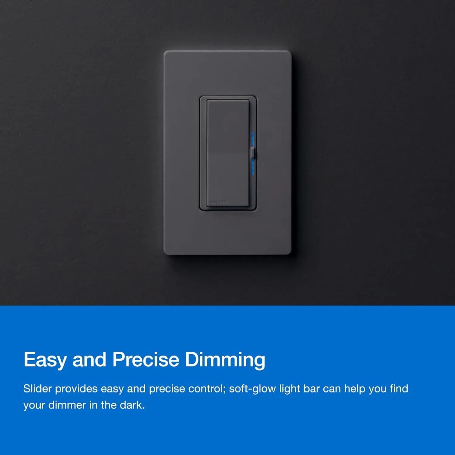 Lutron Diva Smart Dimmer Switch ELV  for Caseta Smart Lighting (Lutron Smart Hub Required), 250-Watt LED, Neutral Required, DVRF-5NE-WH, White