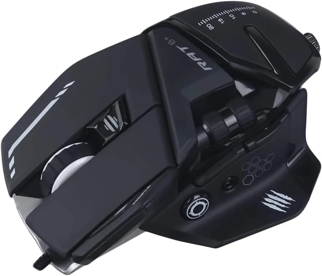 Mad Catz The Authentic R.A.T. 6  Optical Gaming Mouse, Black