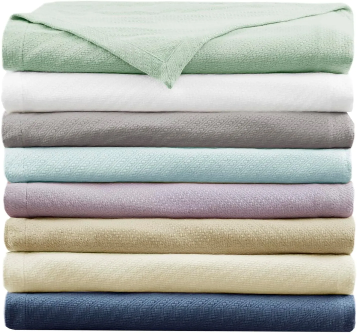 Madison Park Liquid Cotton Luxury Blanket Premium Soft Cozy 100% Ring Spun Cotton For Bed , Couch or Sofa, King, Linen