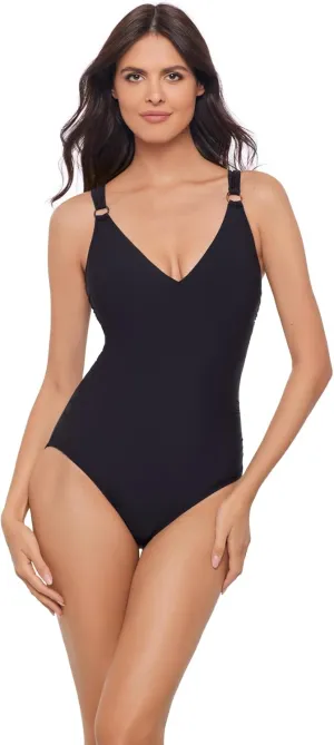 MagicSuit Women's Swimwear Solid Dakota Soft Cup One Piece Swimsuit