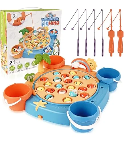 Magnetic Fishing Game Toy Set for Kids