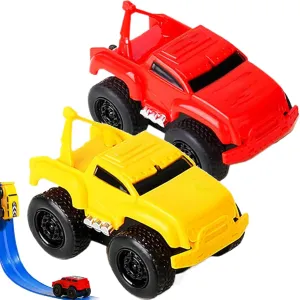 Magnetic Wall Climbing Toy Car, Anti-Gravity Cars That Drive on Walls and Ceiling, Magnetic Levitation Inertia Climbing Wall Toy Car(Red Yellow)