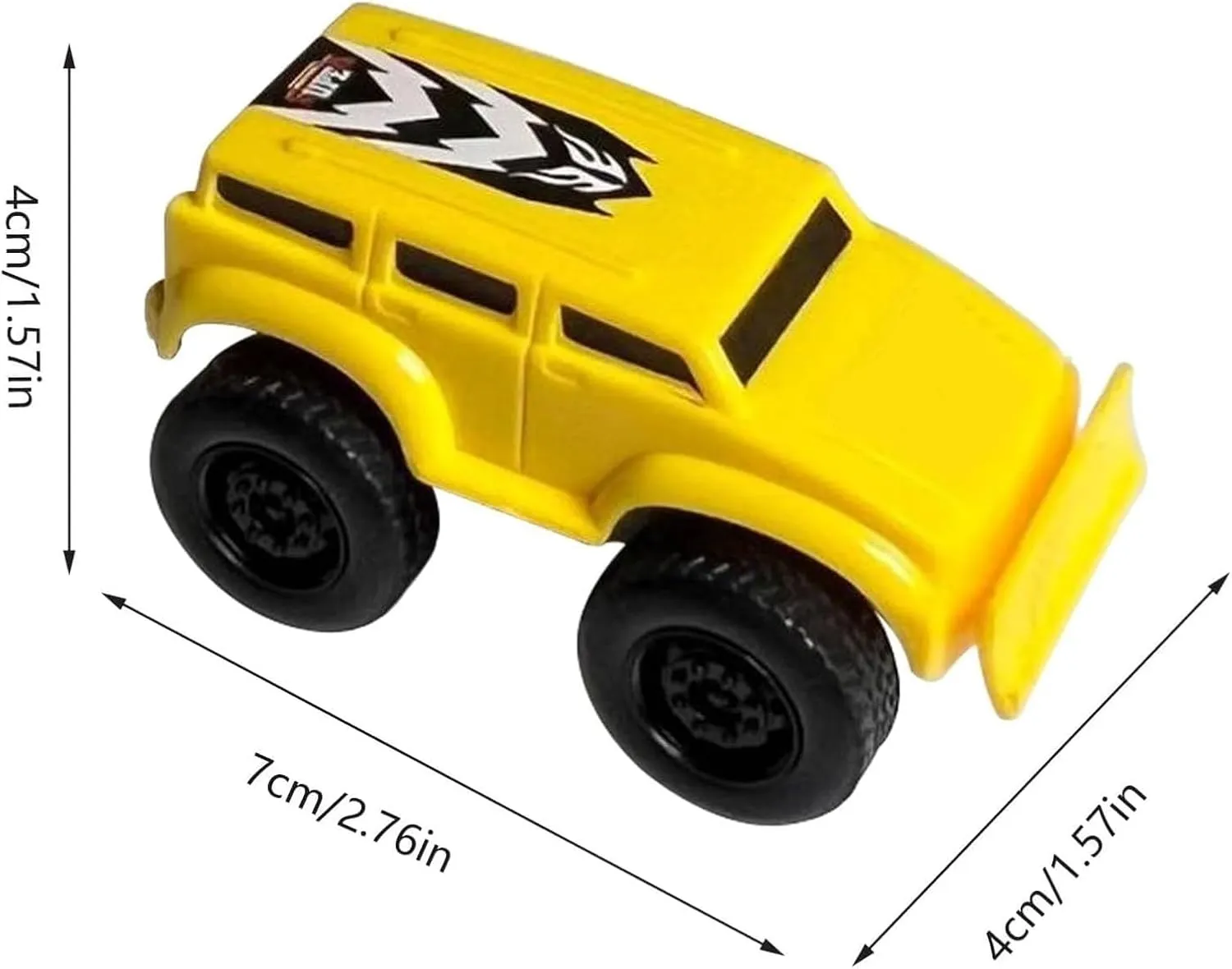 Magnetic Wall Climbing Toy Car, Anti-Gravity Cars That Drive on Walls and Ceiling, Magnetic Levitation Inertia Climbing Wall Toy Car(Red Yellow)