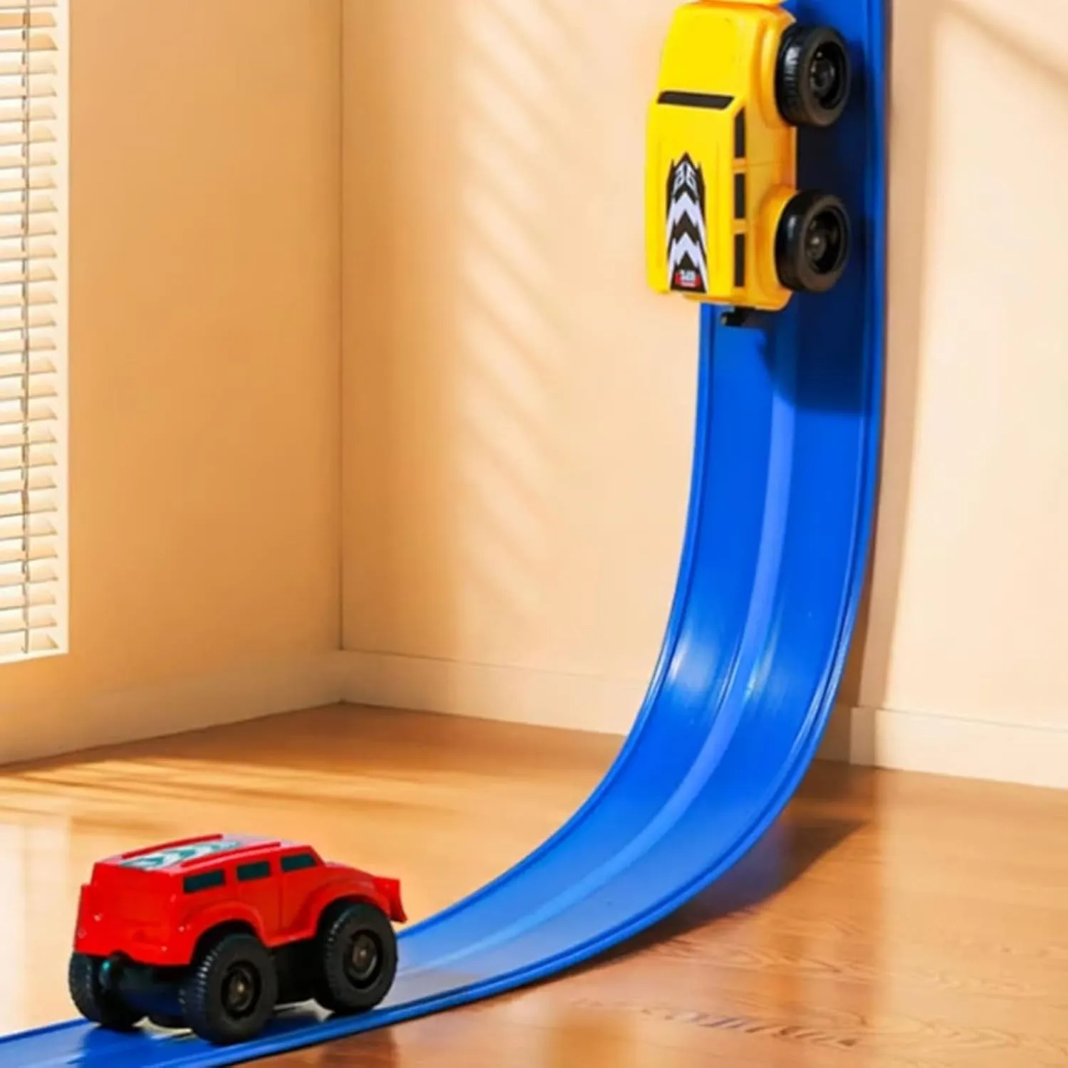 Magnetic Wall Climbing Toy Car - Educational Decompression Toy Car, Levitation Technology for Boys & Girls, Wall and Ceiling Play (Mix 3Pcs)