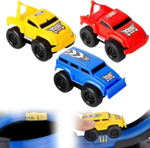 Magnetic Wall Climbing Toy Car - Educational Decompression Toy Car, Levitation Technology for Boys & Girls, Wall and Ceiling Play (Mix 3Pcs)