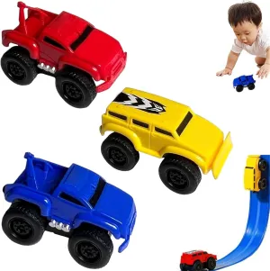 Magnetic Wall Climbing Toy Car, Magnetic Inertial Wall Car, Anti-Gravity Climber Toy for Kids, Inertial Magnetic Levitation, Racing Track for Kids and Adults (3 pcs)