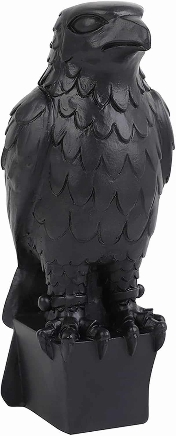Maltese Falcon Statue 7.8 inch, 1941 Maltese Falcon Replica, Handmade Resin Sculpture for Movie Prop Replica,Office Desk Bookshelf, for Home Decor, Resin Hand Ornaments, 1958158