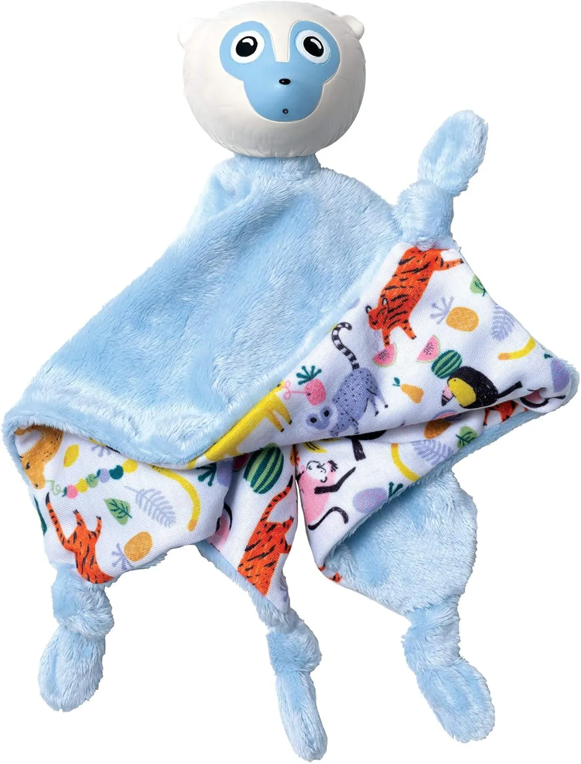 Manhattan Toy Fruity Paws Lemmy Lemur Baby Soothing Lovie with 100% Natural Rubber Head Teething Toy