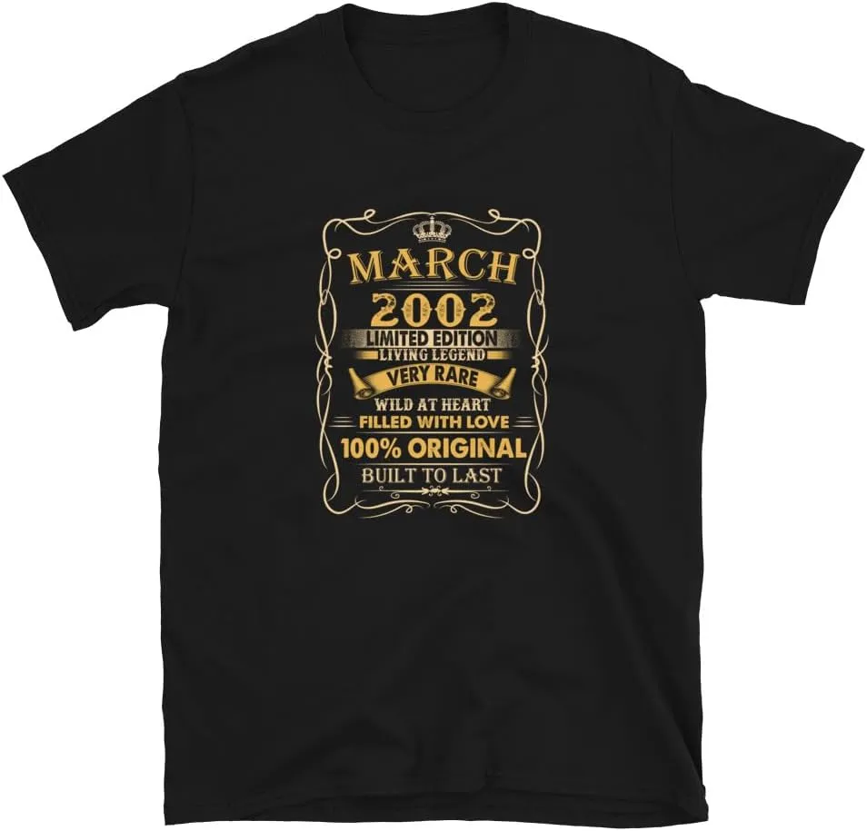 March 2002 Shirt Living Legends Birthday Shirt Gift