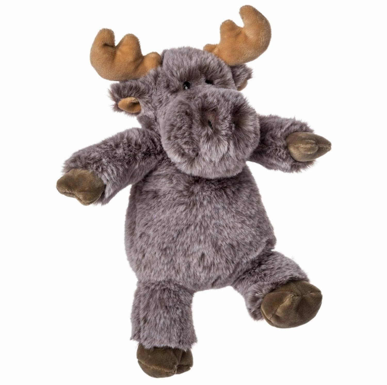 Mary Meyer Soft Toy Fab Fuzz Stuffed Animal, 8" Tall, Caboodle Moose