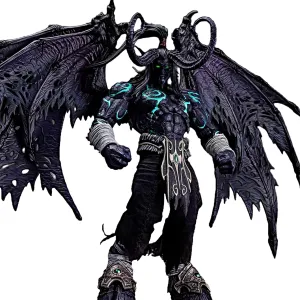 MEMORYTOYS 1/12 Illidan The Demon Hunter - Limited Black Corrupted Edition, Highly Detailed Articulated Collectible Figure for Adult Gamers & Fans-Action Figures