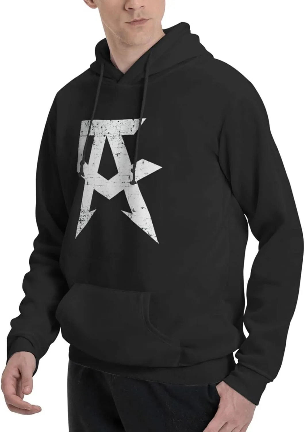 Men Hooded Drawstring Pocket Pullover Hoodies for Unisex
