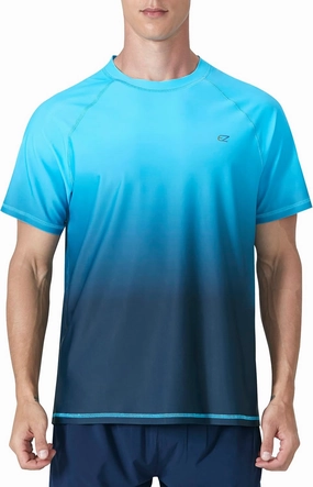 Men's Rash Guard Swim Shirts Summer UPF 50  UV Sun Protection Quick Dry Beach Fishing Water Shirts T Shirts for Men