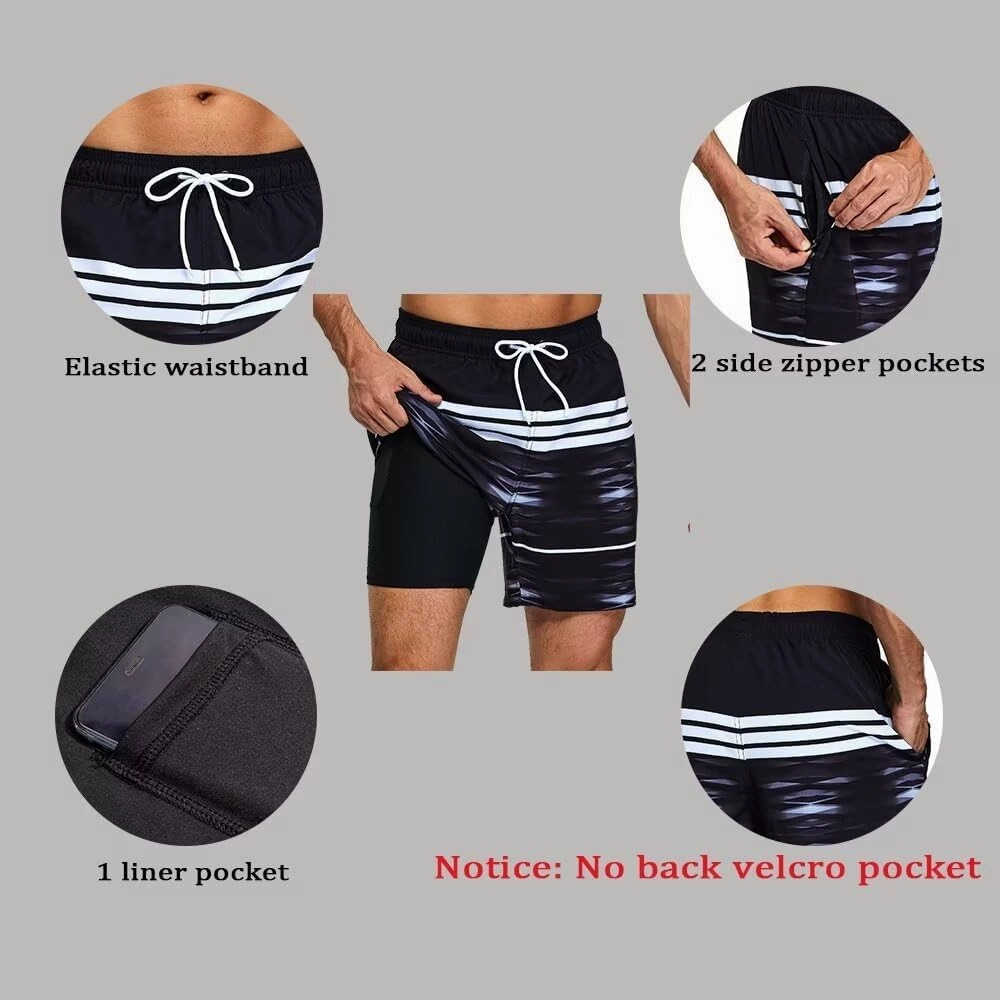 Men's Swim Trunks Quick Dry Beach Board Shorts Bathing Suit Swimwear