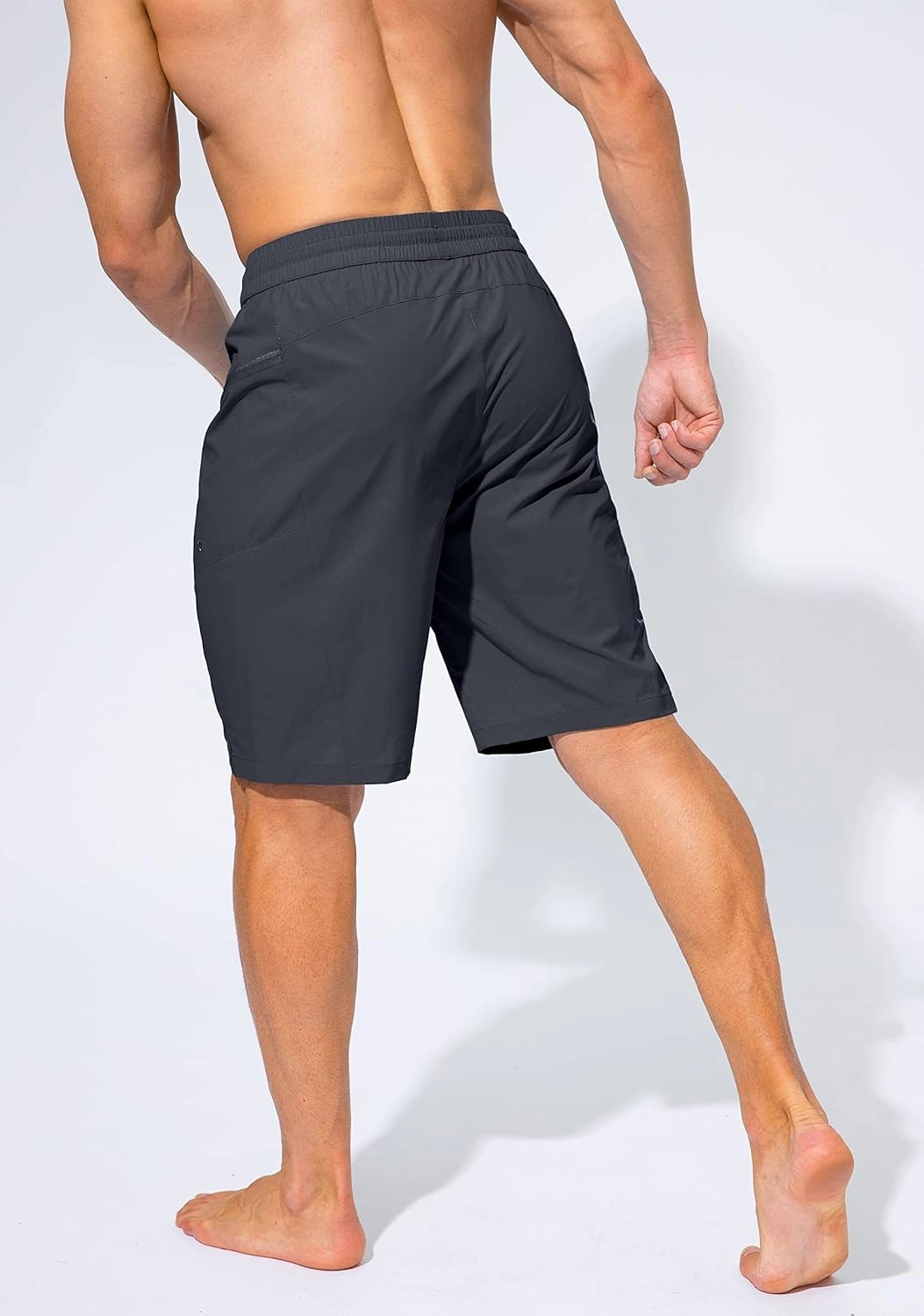 Men's Swim Trunks Quick Dry Board Shorts with Zipper Pockets Beach Shorts Bathing Suits for Men - No Mesh Liner