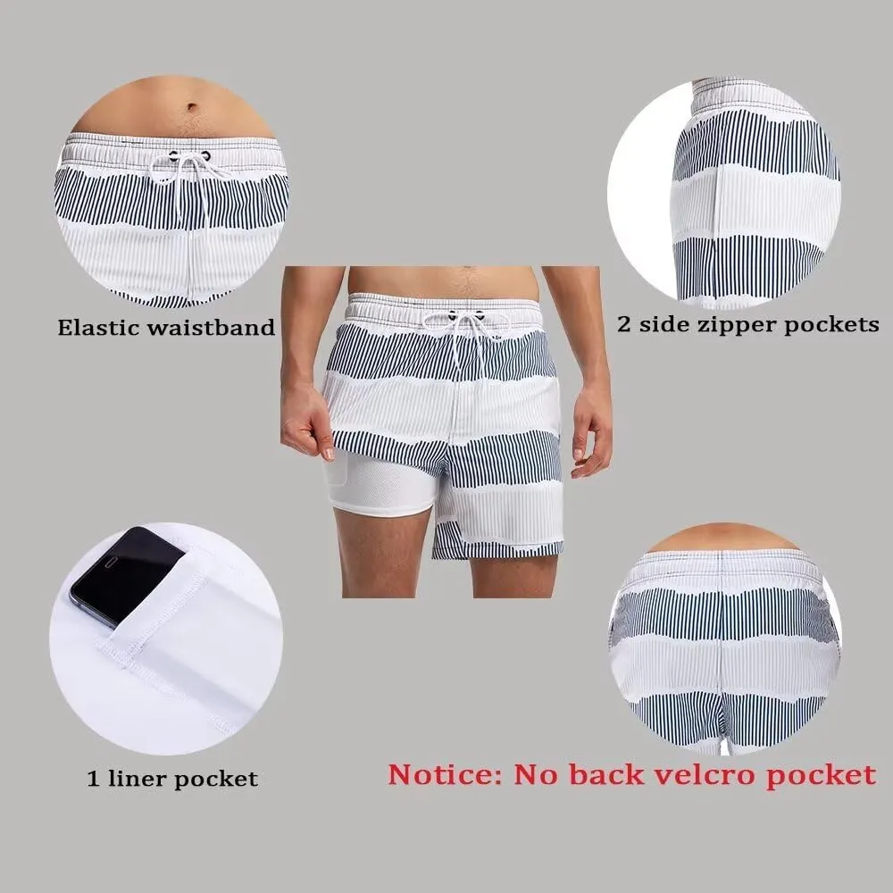Men's Swim Trunks Quick Dry Beach Board Shorts Bathing Suit Swimwear