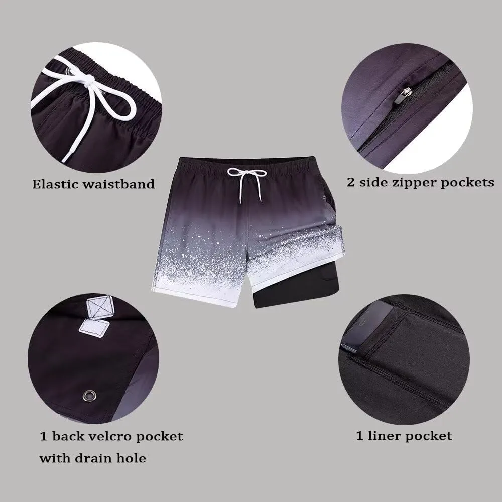 Men's Swim Trunks Quick Dry Beach Board Shorts Bathing Suit Swimwear